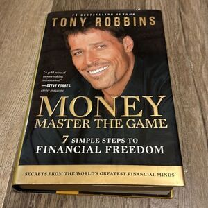 Hardcover Book Tony Robbins Money Master the Game